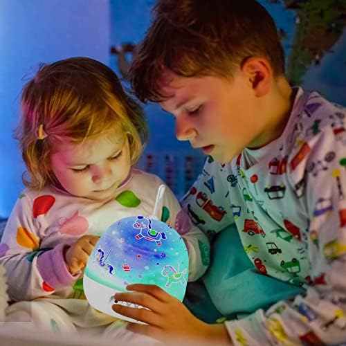 לילה אור לילדים חד קרן לילה אור מקרן כוכב מקרן ילדים לילה מנורת ילד מנורות לילה צעצוע מתנה עבור בנות בני תינוק ילדים