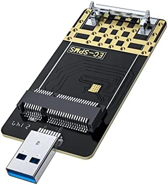 Anyoyo MSATA ל- USB מתאם, MSATA ל- USB 3.0 סוג כרטיס A, 50 ממ MINI SATA CONVERTER CONVERTER CELLER כבב של גשר SSD 5GBPS