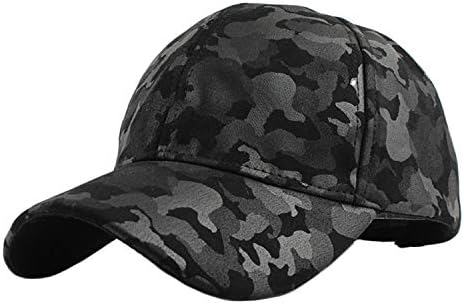 Andongnywell כובע הסוואה יוניסקס פו זמש קאם אבא כובע פשוט סנאפבק היפ הופ בייסבול כובע כדור מתכוונן