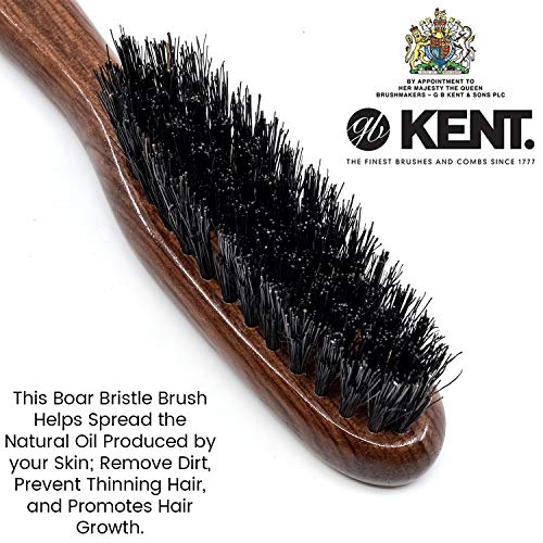 מברשת שיער של Kent LR31 לנשים, גודל נסיעות צרה מזחקה מברשת שיער, מברשות שיער משובחות ביותר לעיצוב שיער קצר