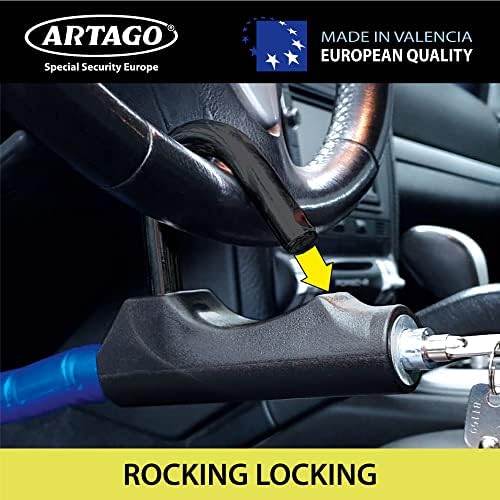 Artago 880/B CARTHING OLDERGHOY LOCK BRAKE LOCK LOCK, מנעול דוושת רכב מחוזק עם מערכת וו קל, מנעול מכוניות אנטי