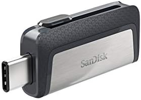 Sandisk 128GB אולטרה כפול כונן USB מסוג C-USB-C, USB 3.1-SDDC2-128G-G46 ו- 64GB אולטרה כפול כונן USB- C-USB-C,