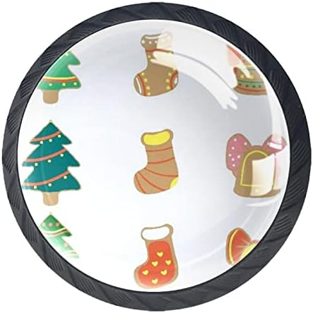 מגירת ידיות עץ חג המולד גרבי פעמוני קרוואנים משרד בית מטבח ארון ארונות שידת חומרה מגירות זכוכית ארונות כיף ידיות