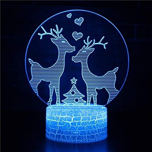 נושא חג המולד של SZG 13 מנורה שולחן נוגעת ללידה חדר בית חדר קשת קשת סוס LAMPEN קישוט מנורות שולחן יצירתי למתנה