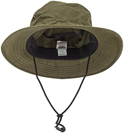 מגן חרקים יוניסקס שולי כובע להגנה מפני באגים וחרקים, בד כותנה עם רצועות מתכווננות, גודל אחד