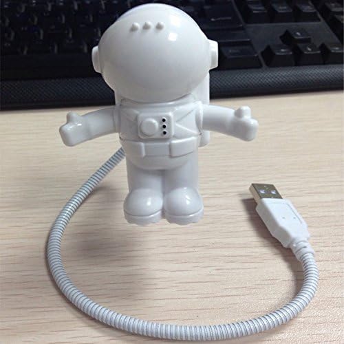 Vktech אסטרונאוט יצירתי LED USB צינור מתכוונן אור למחשבים ניידים מחברת PC