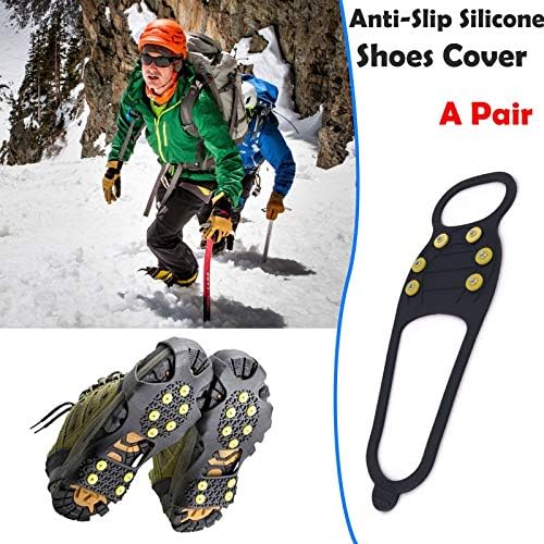 Guolarizi -slip ICE חיצוני כיסוי סיליקה מרובי ג'ל נעליים ניידות שן שלג מטפסים מטפסים על סחורות קרח סוליות מגף
