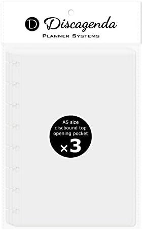Discagenda Clear Card Pocket Pocket Mini HP גודל
