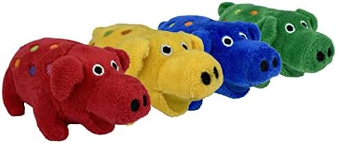 צעצוע כלב מלא קטיפה של דאקוורת ' מרובה, צבעים שונים,