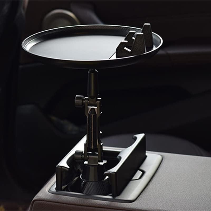 ygqzm GM מחזיק מגש מגש מכוניות מתכוונן שולחן טלפון נייד מחזיק הרכבה 360 ° שולחן דיסק מסתובב