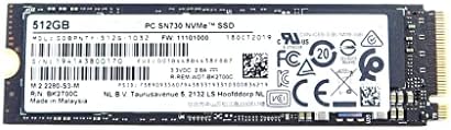כונן מצב מוצק SDBPNTY-512G-1032 החלפה תואמת חלק חילוף למערב דיגיטלי SN730 SDBPNTY-512G 512GB PCI Express 3.0 X4 TLC NVME