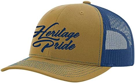 מורשת גאווה קלאסי סקריפט לוגו גברים רקום רשת חזרה נהג משאית כובע