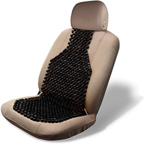Zone Tech Tech כרית מושב חרוזי חרוזים - עיסוי איכותי של מכונית פרימיום שחור פרמיום כפול כפול כרית מושב חרוזי