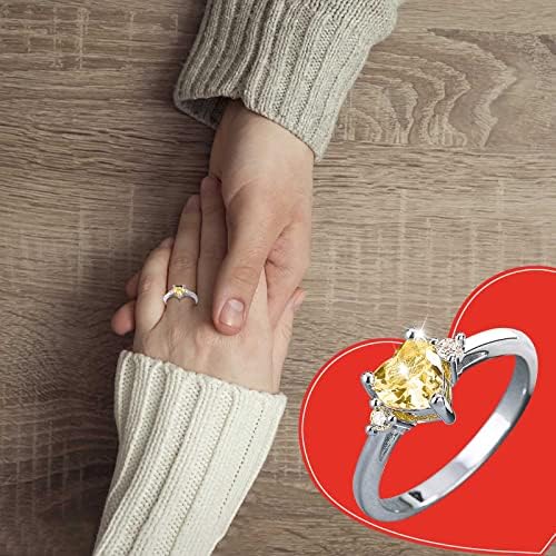 נירוסטה גל טבעת טבעת חבילות אירוסין עגול לחתוך זירקונים נשים חתונה טבעות תכשיטי טבעות לאישה