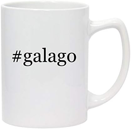 מולנדרה מוצרים גלאגו - 14 עוז האשטאג לבן קרמיקה מדינאי קפה ספל