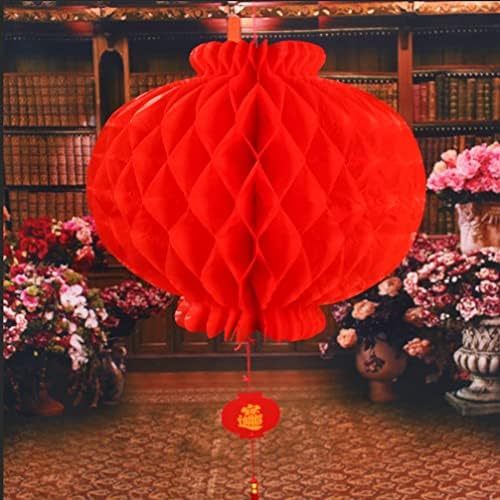 30 חלקים פנסים סיניים נייר אדום נייר פסטיבל פסטיבל חגיגה לקישוט לשנה החדשה פסטיבל אביב מסעדת חתונה וציוד עיצוב