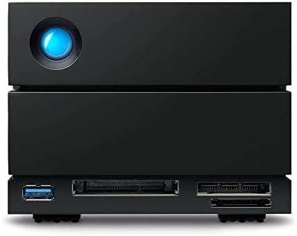 LACIE 2BIG DOCK 36TB HDD חיצוני - תאימות Thunderbolt ו- USB4, שחזור נתונים