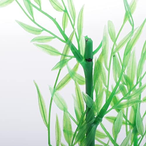 קישוטי אקווריום ירוק במבוק צמחי קישוט מתאים את טנק