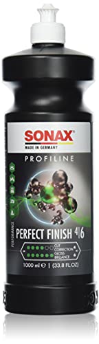 Sonax Profiline PerfectFinish - לק גבוה מבריק לעבודות צבע שרורות מעט או מלוטשות מראש. מייצר גימורים ללא הולוגרמה
